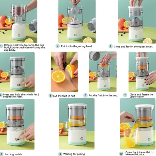 Portable Home Juicer Fruit Juice Extractor
