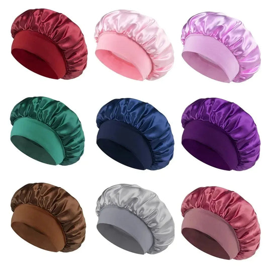 1pc Soft Silk Satin Lined Bonnet