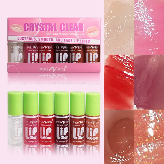 6PCS Moisturizing Lip Glaze
