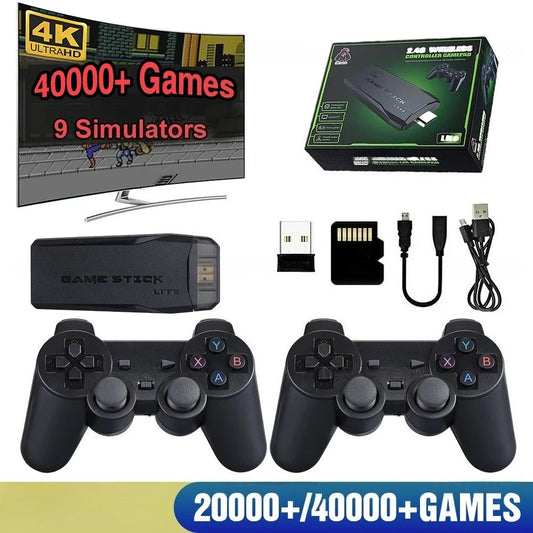 Retro Game Console - 64GB Handheld TV Stick with 20,000